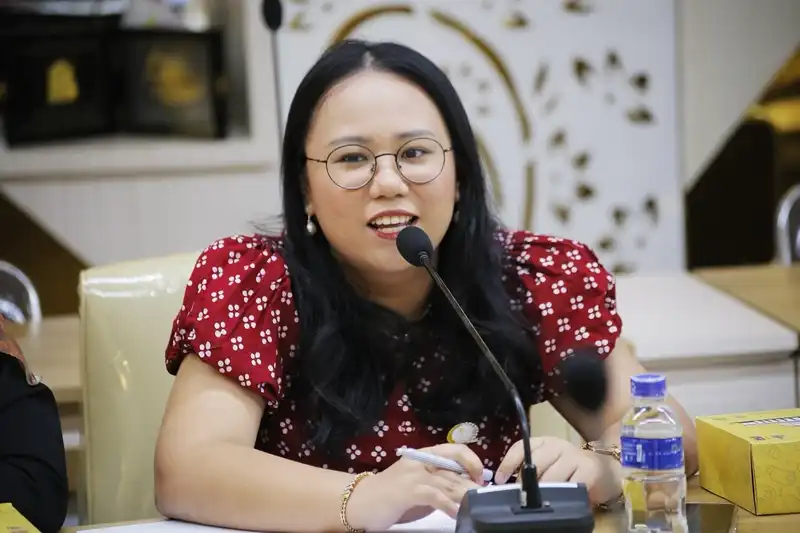 Anggota DPRD Jawa Barat dari Fraksi PDI Perjuangan, Christin Novalia Simanjuntak (Foto: Instagram @christinnovalias)