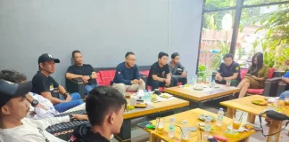 Silaturahmi Sat Intelkam Polres Purwakarta Bersama Komunitas Motor di Kabupaten Purwakarta. (Foto: Gin/Jabarnews)