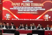 Rapat pleno terbuka KPU Jawa Barat