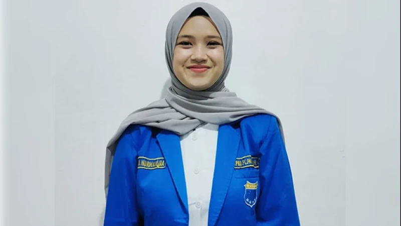 Ketua Korps Pergerakan Mahasiswa Islam Indonesia Putri (Kopri) Pengurus Koordinator Cabang (PKC) Jawa Barat, Winda Nurmaulida (Foto: NU Online Jabar)