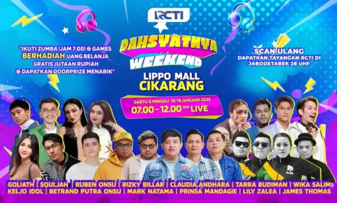 Flyer Dahsyatnya Weekend Cikarang (Foto: RCTI)