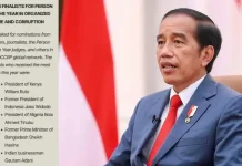 Presiden RI ke-7 Joko Widodo alias Jokowi masuk daftar finalis Tokoh Kejahatan Terorganisir dan Korupsi 2024 versi OCCRP