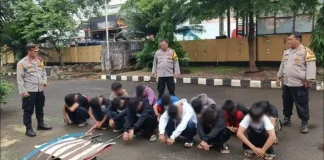 Polsek Pagaden amankan pelajar anggota geng Kansas 122 Subang (Foto: Ist)