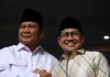 Presiden Prabowo Subianto dan Menteri Koordinator (Menko) Bidang Pemberdayaan Masyarakat Muhaimin Iskandar atau Cak Imim (Foto: Net)